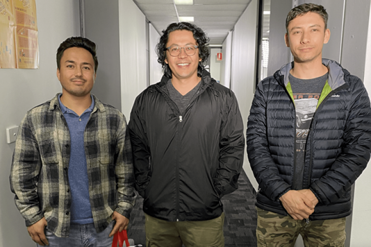 3 men